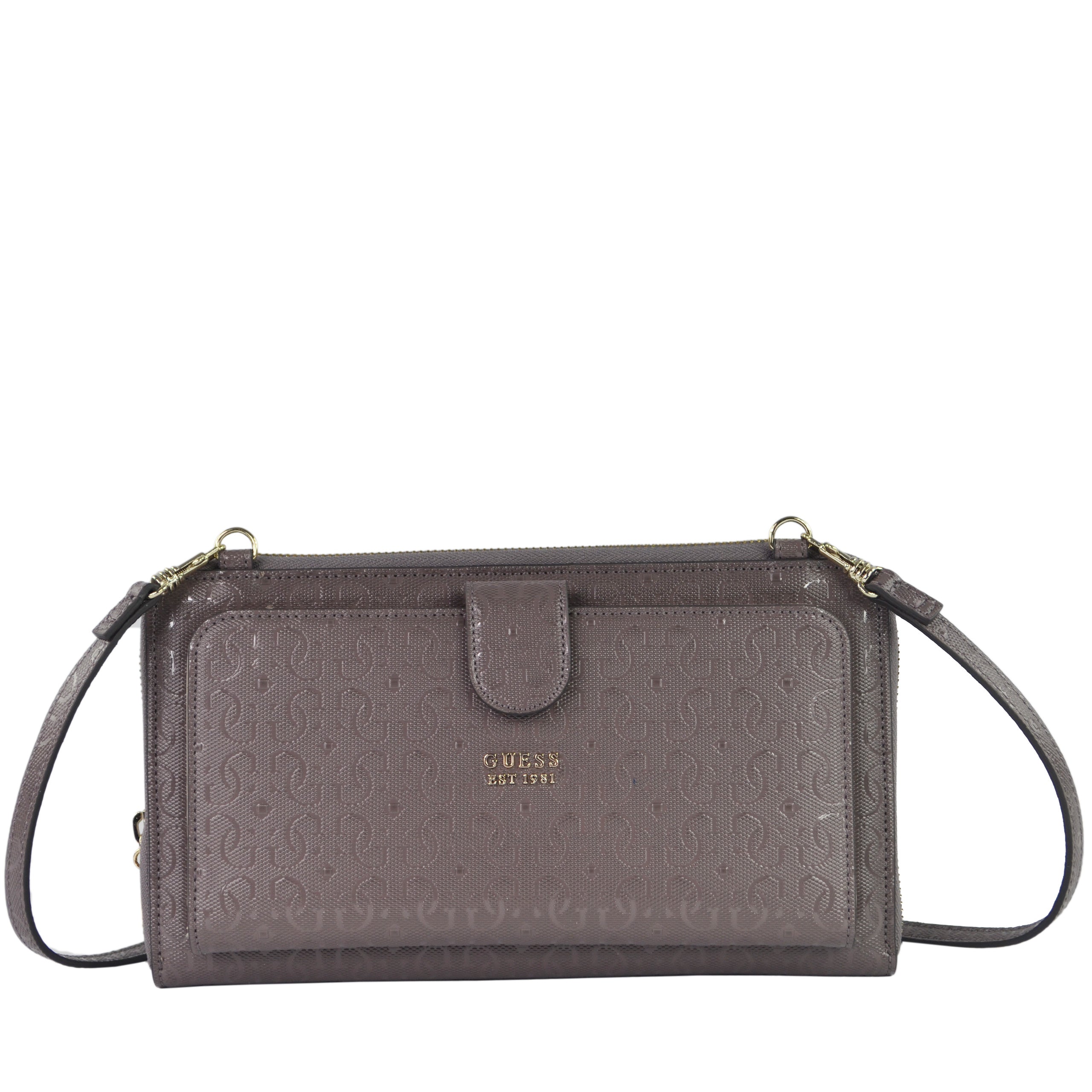 Guess Tamra SLG Umh ngetasche Clutch Taupe tascort