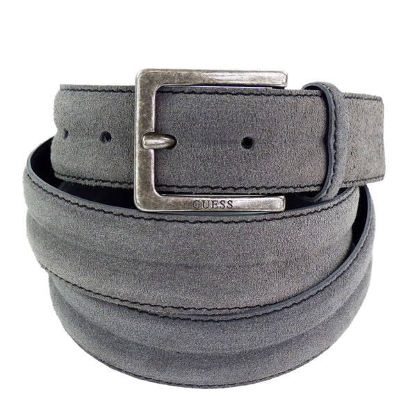 Guess Herren Ledergürtel Grau Größe L 105