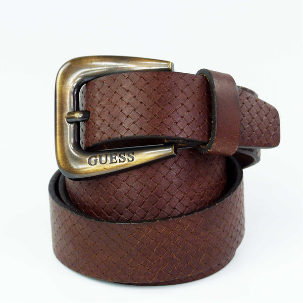 Guess Herren Ledergürtel Braun Größe L 105