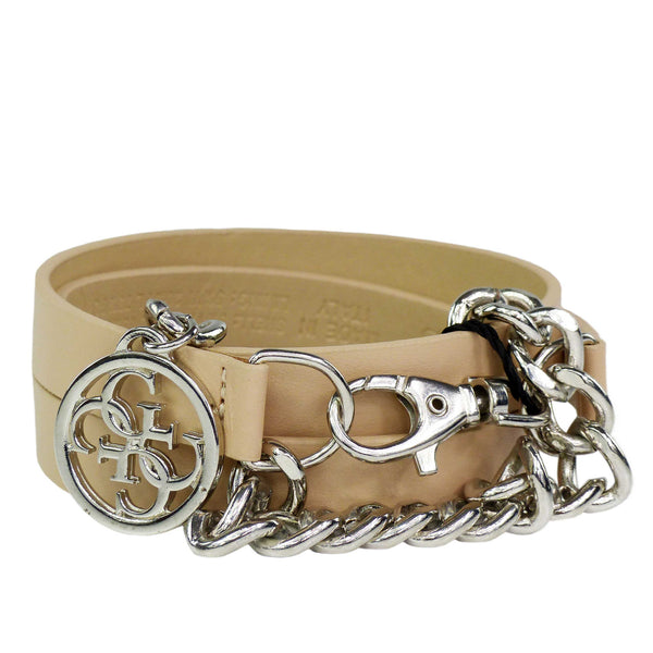 Guess Damen Hüftgürtel Beige Größe M