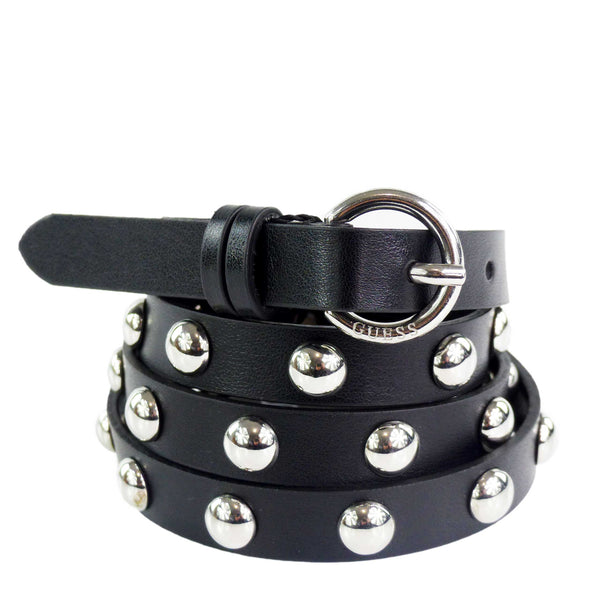 Guess Damen Nietengürtel BW6584 Schwarz Größe M 90
