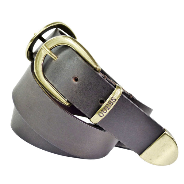 Guess Damen Ledergürtel BW6593 Dunkelbraun Größe M 90