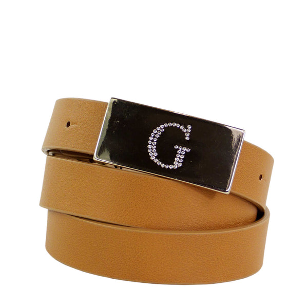 Guess Damen Gürtel BW6595 Tan Größe M 95