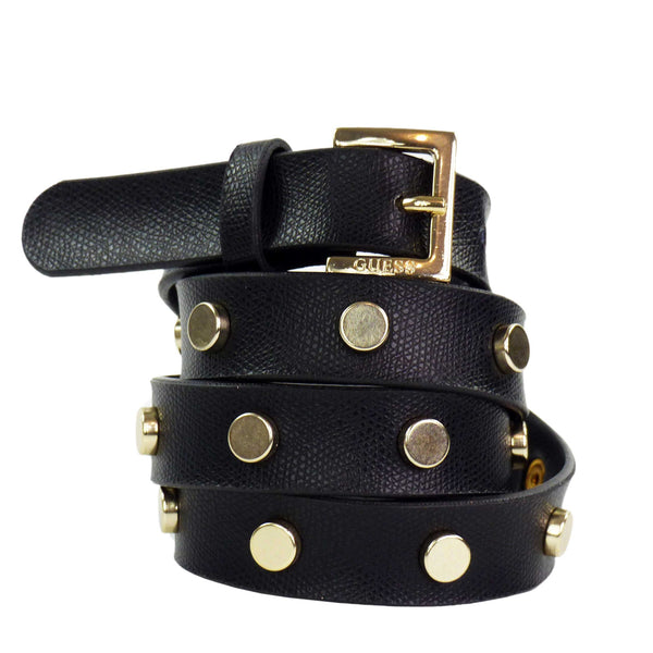 Guess Damen Nietengürtel BW6710 Schwarz Größe M 90
