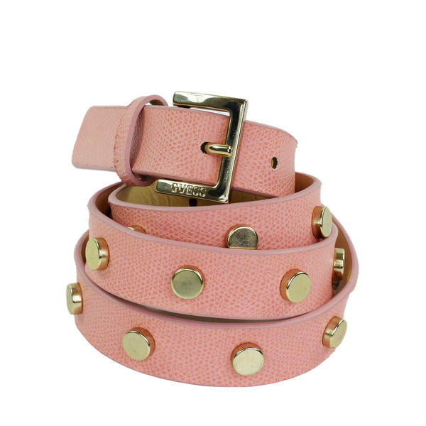 Guess Damen Nietengürtel BW6710 Rosa Größe M 90