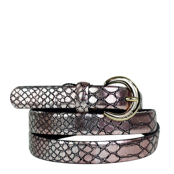 Guess Damen Gürtel BW6712 Metallic-Rosa Größe M 90