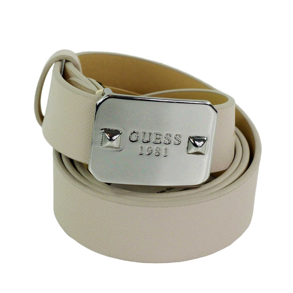 Guess Damen Gürtel BW6713 Creme Größe M 95