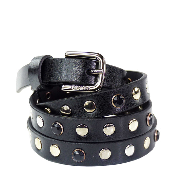 Guess Damen Nietengürtel BW6726 Schwarz Größe M 80