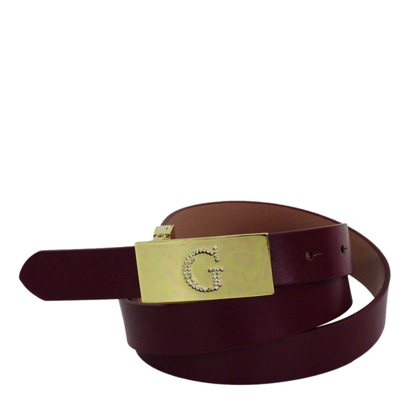 Guess Damen Wendegürtel BW6800 Bordeaux Größe M 95