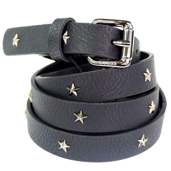 Guess Damen Nietengürtel BW6817 Schwarz Größe M 90