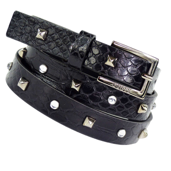 Guess Damen Nietengürtel BW6960 Schwarz Größe M 80
