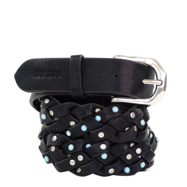 Guess Damen Nietengürtel BW7010 Schwarz Größe M 30