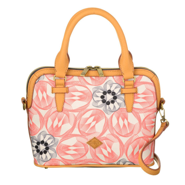 Oilily Flower Swirl S Handbag Pink Flamingo