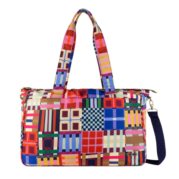 Oilily Wynda Overnighter Wedgewood Tartan Tape
