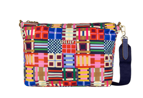 Oilily Milly Cross Body Wedgewood Tartan Tape