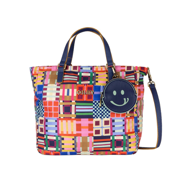 Oilily Haidys Handbag Wedgewood Tartan Tape