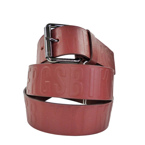 BIKKEMBERGS DB BELT LEATHER EMBOSSED Größe M