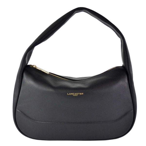 Lancaster Foulonne Cerceau Leder Handtasche Schwarz