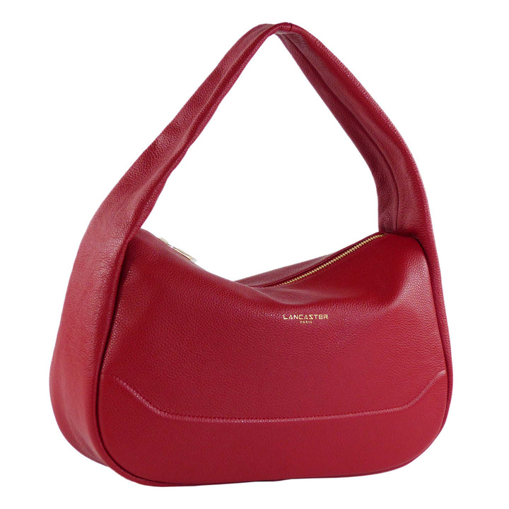 Lancaster Foulonne Cerceau Leder Handtasche Rot