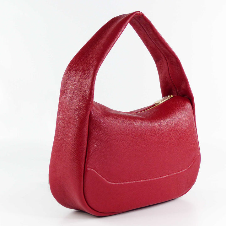 Lancaster Foulonne Cerceau Leder Handtasche Rot