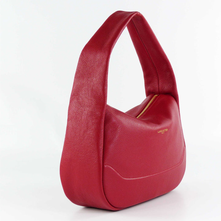 Lancaster Foulonne Cerceau Leder Handtasche Rot