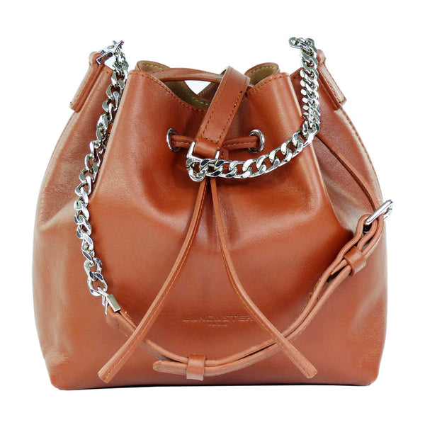 Lancaster Parisienne Treasure Bucket Bag Cognac