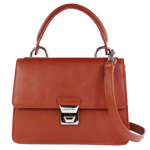 Lancaster Parisienne Garance Leder Tasche Cognac