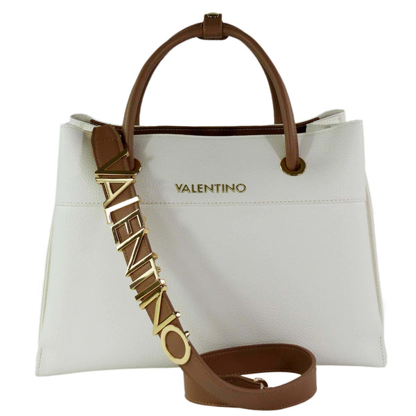 VALENTINO BAGS Alexia Handtasche Weiß/Braun