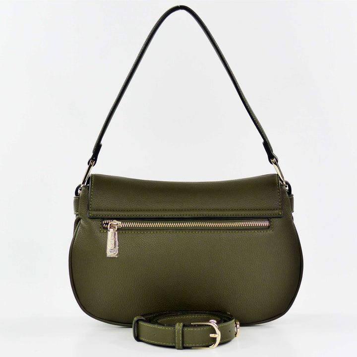 VALENTINO BAGS Cortina Re Schultertasche Militärgrün