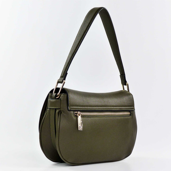 VALENTINO BAGS Cortina Re Schultertasche Militärgrün