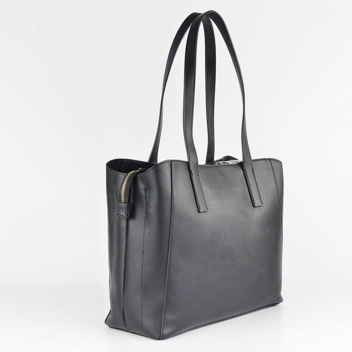 VALENTINO BAGS Cous Shopper Schwarz