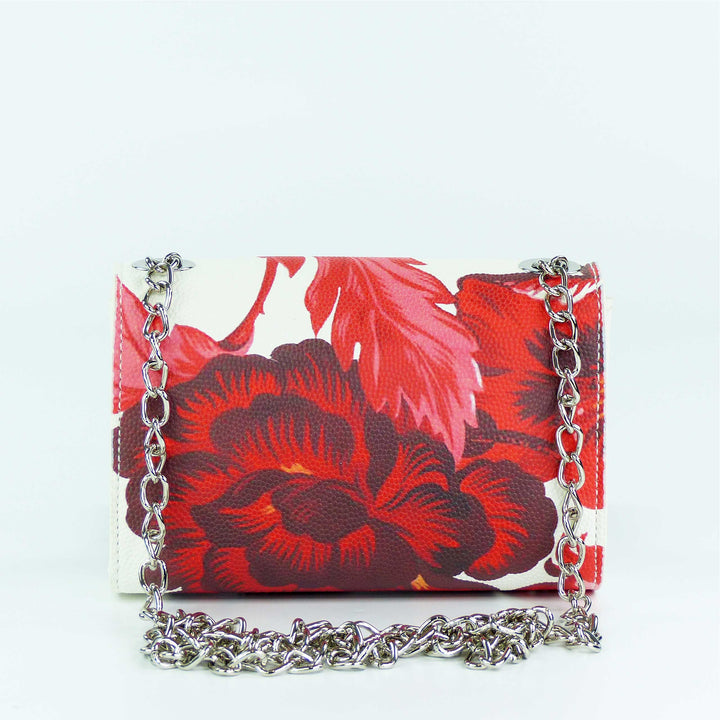 VALENTINO BAGS Divina Print Umhängetasche VBS6YI03F Rot/Weiß