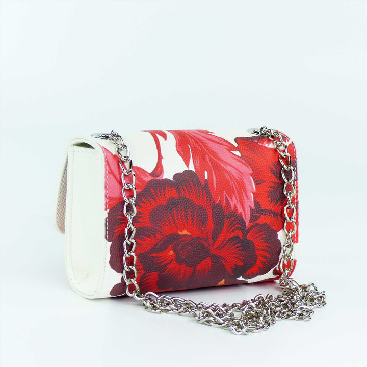 VALENTINO BAGS Divina Print Umhängetasche VBS6YI03F Rot/Weiß