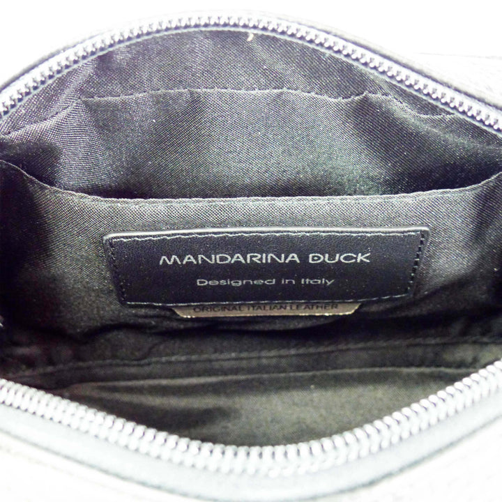 Mandarina Duck Mellow Leather Tracolla Camera Bag Nero