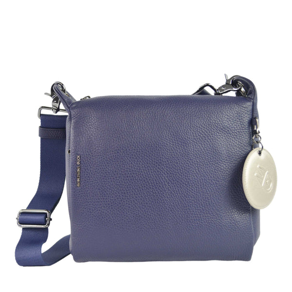 Mandarina Duck Mellow Leather Umhängetasche Blau