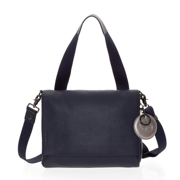 Mandarina Duck Mellow Leather Umhängetasche Blau