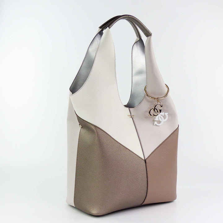 Guess Flora Shopper Taupe Multi