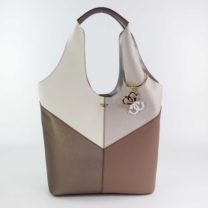 Guess Flora Shopper Taupe Multi