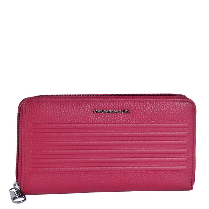 Mandarina Duck I-CON Leder Geldbörse JDP61 RUMBA RED