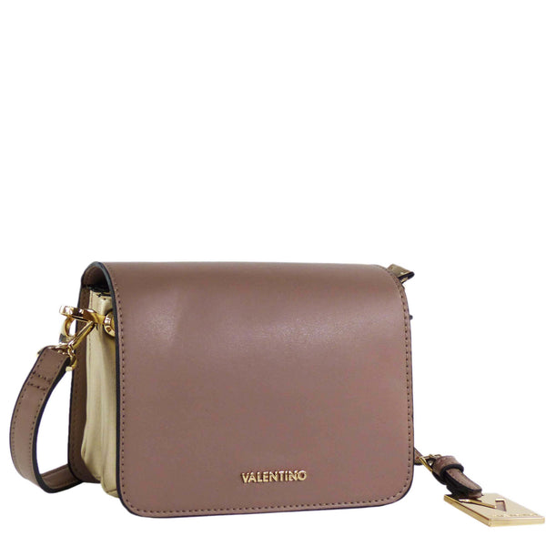 VALENTINO BAGS Inception Pattina Schultertasche Taupe Gold