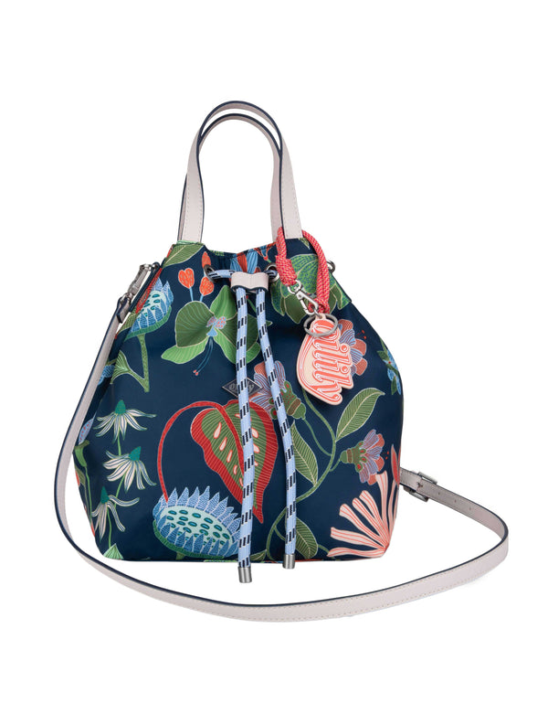 Oilily Drawstring Handbag Insignia Blue