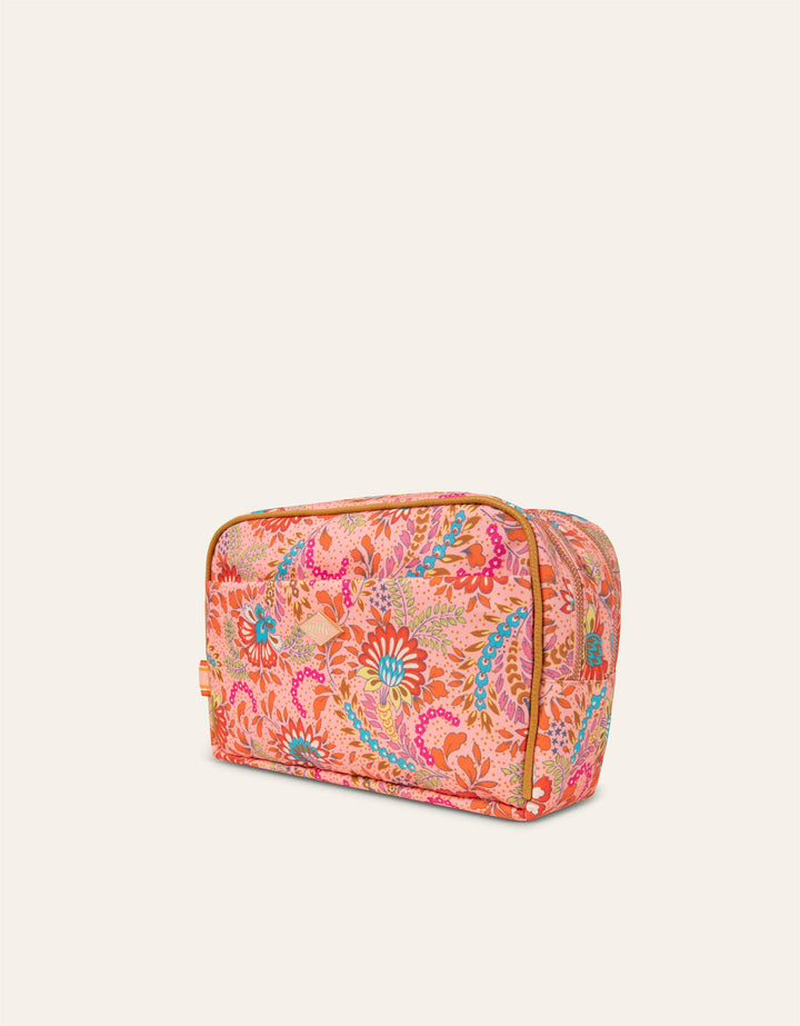 Oilily Ruby Chloe Pocket Cosmetic Bag Peach Amber