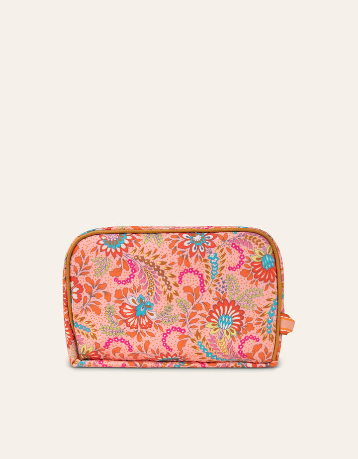 Oilily Ruby Chloe Pocket Cosmetic Bag Peach Amber