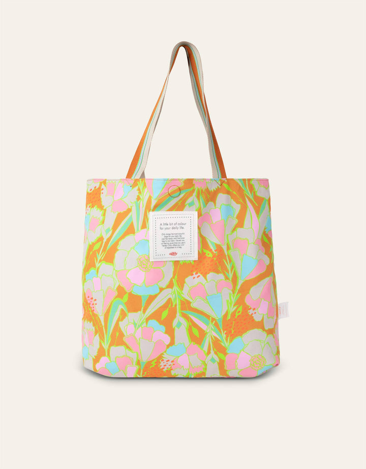 Oilily Summer Stripes Romy Reversible Shopper Misty Rose