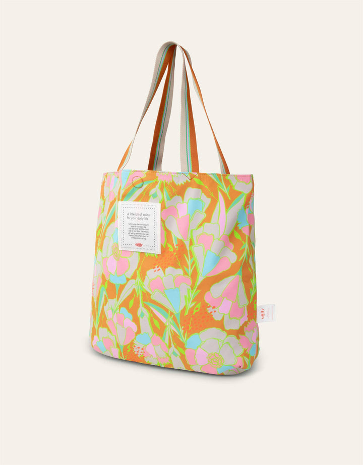 Oilily Summer Stripes Romy Reversible Shopper Misty Rose