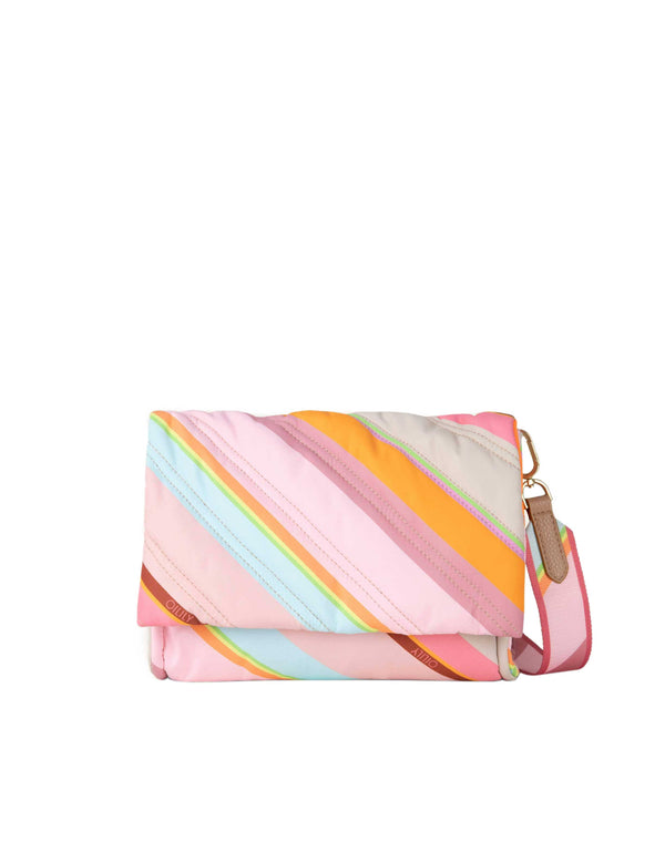 Oilily Summer Stripes Fay Cross Body Misty Rose