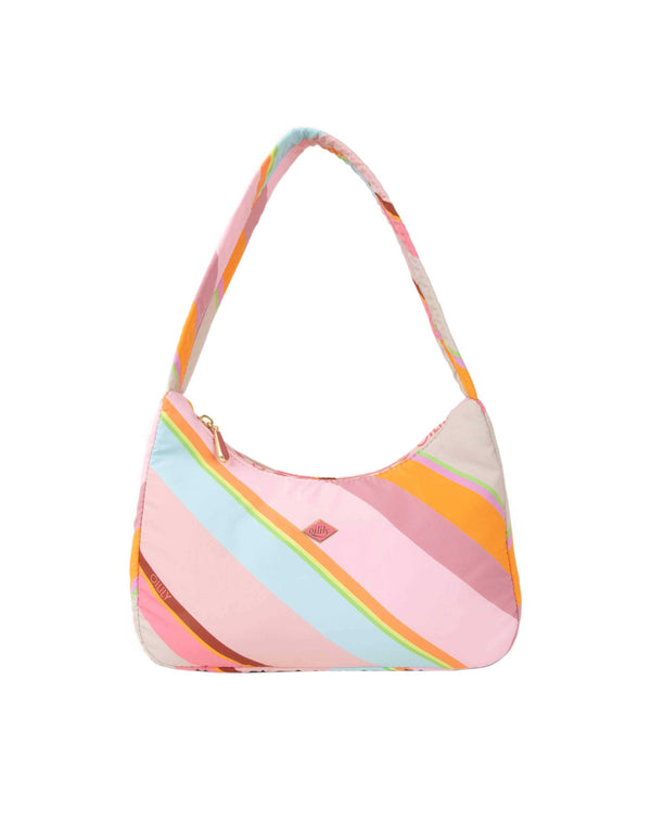 Oilily Summer Stripes Heaven Hobo Bag Misty Rose