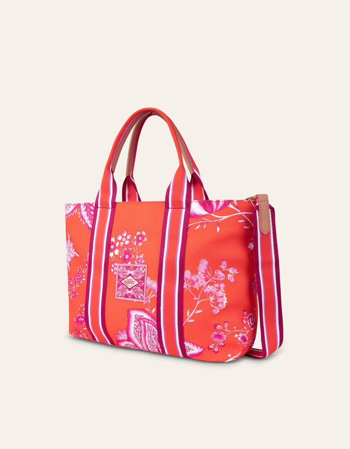 Oilily Sits Icon World Tara Tote Bag Cherry Tomato