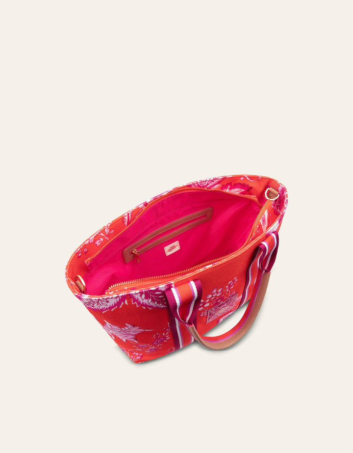 Oilily Sits Icon World Tara Tote Bag Cherry Tomato