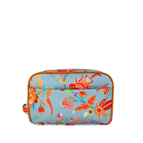 Oilily Chloe Pocket Cosmetic Bag Young Sits Light Blue